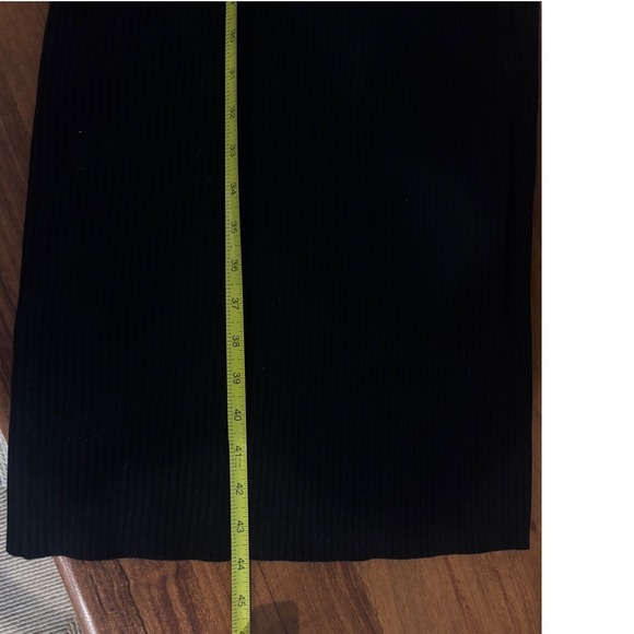 Alice + Olivia Brooklynne Black Ribbed Turtleneck Midi Dress Sleeveless Bodycon - Picture 8 of 13